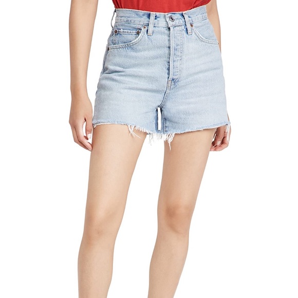 RE/DONE 50’s Cutoff Shorts in Faded Vintage Indigo - Picture 1 of 6